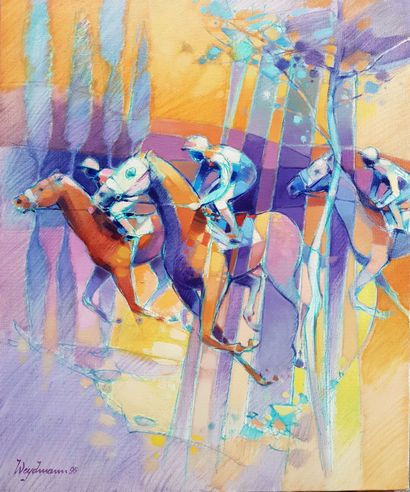 WEYDMANN (Paul, 1942-2009) - TROIS HUILES...