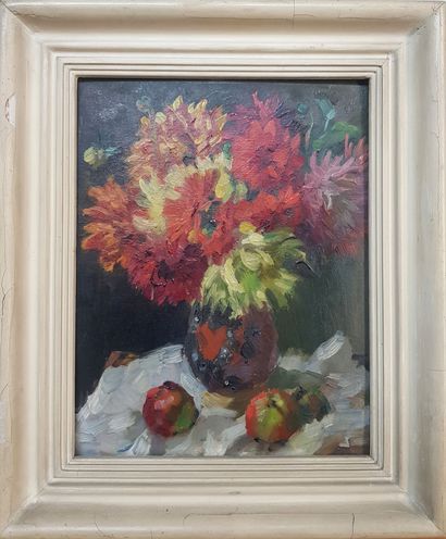 HUEBER Luc (1888-1974) - OIL on PANEL signed...
