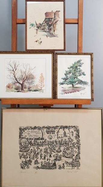 NOACK Eugène (1908-1985) - LITHOGRAPHIE 