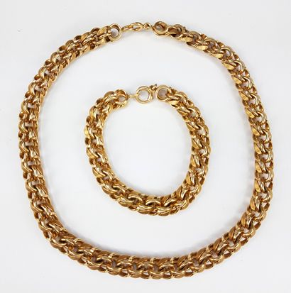 585 ‰ yellow gold ornament composed of a...