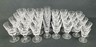 LOT of mismatched glasses including Saint...