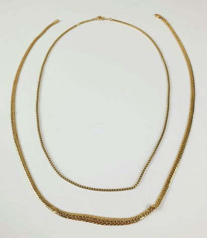 Lot in yellow gold 750 ‰, consisting of a...