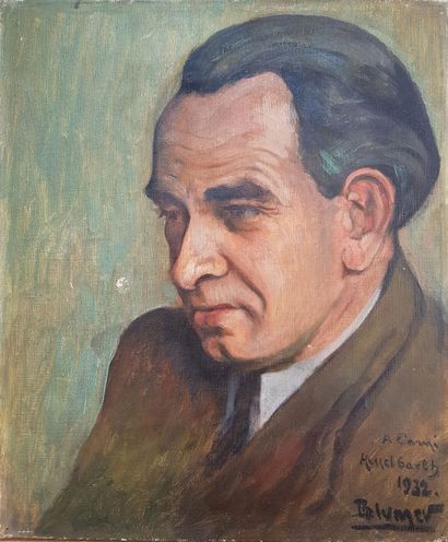 BLUMER (Lucien, 1871-1947) - OIL on canvas...
