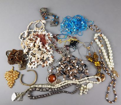LOT of costume jewelry - as is