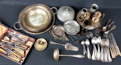 LOT of silver and pewter metal including...