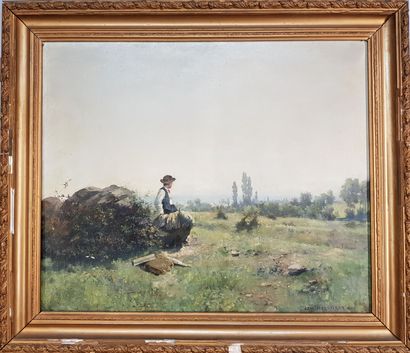 HORNECKER Léon (1864-1924) - OIL on canvas...