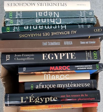 LOT of various books including books on Egypt...