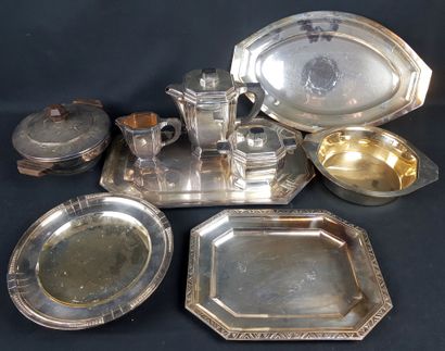 LOT of silver plated metal including an Art...