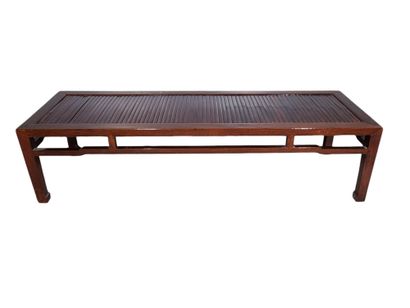 CHINA, 19th century
Wooden bench, the seat...