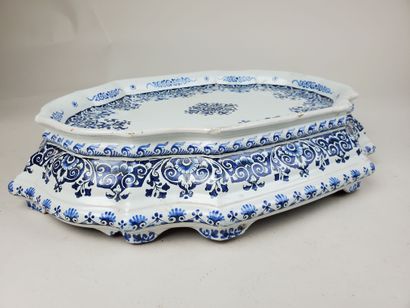 STRASBOURG
Oblong earthenware tabletop with...