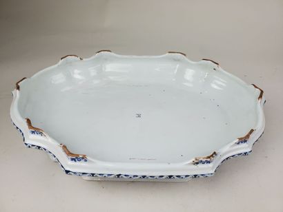 STRASBOURG
Oblong earthenware tabletop with...