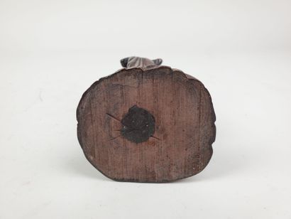 CHINA, circa 1900
Lot comprising two serpentine...