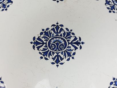 STRASBOURG
Oblong earthenware tabletop with...