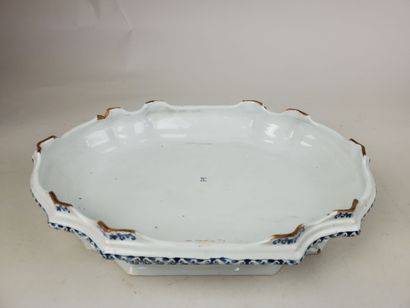 STRASBOURG
Oblong earthenware tabletop with...