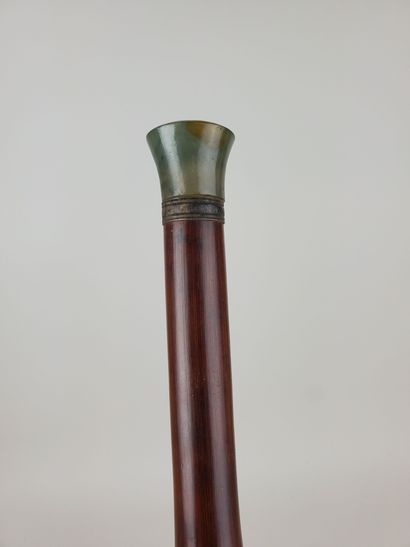 CHINA, 19th century
Two opium pipes, one...