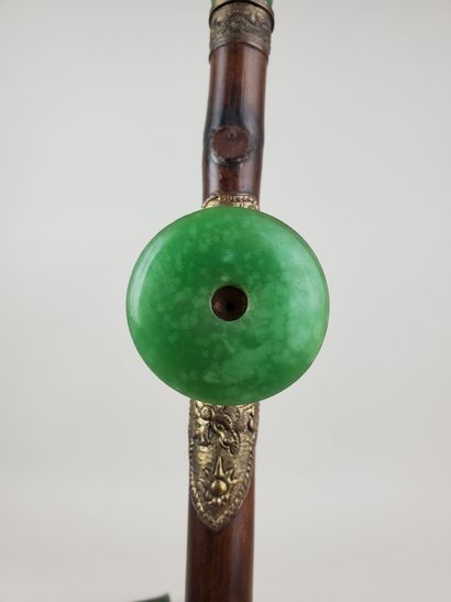 CHINA, 19th century
Two opium pipes, one...