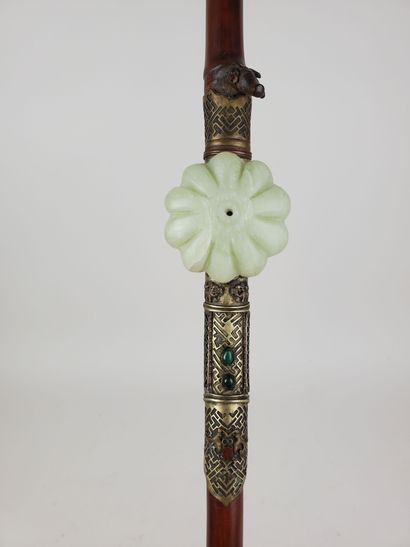 CHINA, 19th century
Two opium pipes, one...