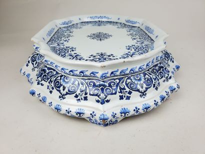 STRASBOURG
Oblong earthenware tabletop with...