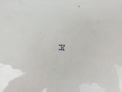 STRASBOURG
Oblong earthenware tabletop with...