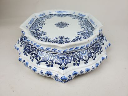 STRASBOURG
Oblong earthenware tabletop with...