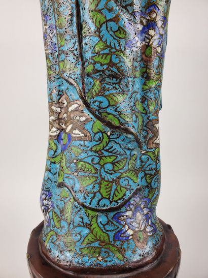 JAPAN, late Meiji period 
Bronze and polychrome...