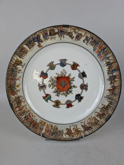 SAINT LOUIS, XIXe siècle
Deux grands plats...
