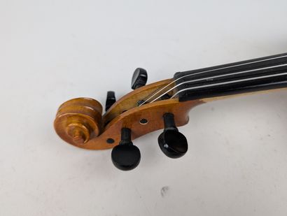 A 1/4 VIOLIN with bow, in case
Chinese manufacture
Violin...
