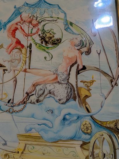 D'après Salvador DALI (1904-1989)
