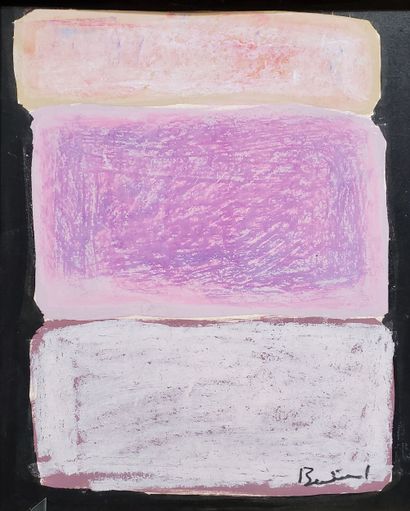 BERTRAND (20th)
Three oil and pastel drawings...