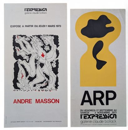 Hans ARP (1886-1966) et André MASSON (1896-1987)...