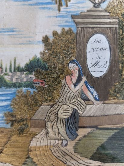 ART POPULAIRE du XIXe siècle
Deux broderies...