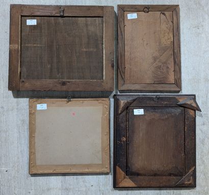 19th century folk art
Four regimental souvenirs
Gouaches...