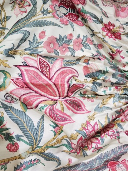 Paire de grands RIDEAUX épais
Coton à motifs...