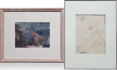 PEINTURE FIGURATIVE du début XXe siècle,...