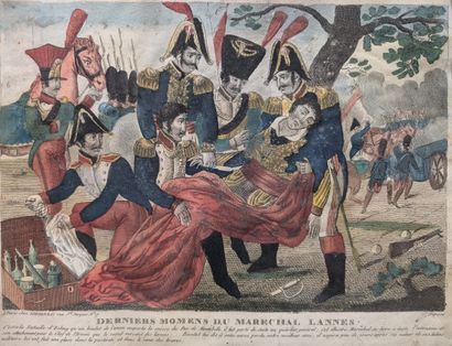 ART POPULAIRE
Trois œuvres sur le thème militaire,...