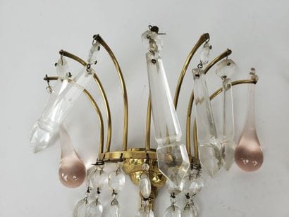 Pair of Napoleon III style APPLIQUES
Gilded...