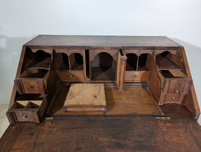 CHANGER'S DESK or secretary desk
Stained...