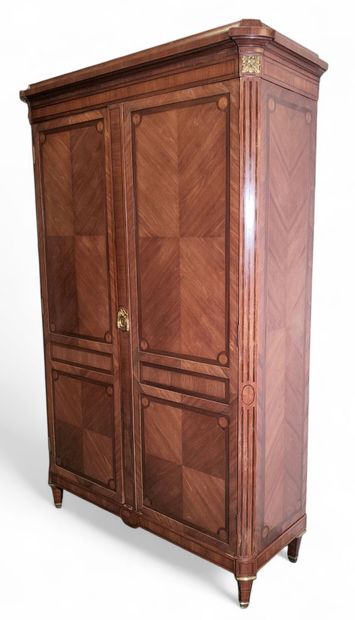 Directoire-style ARMOIRE
Wood veneer sliced...