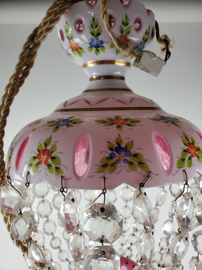 LUSTRE Overlay, mid-20th century
Opaline...