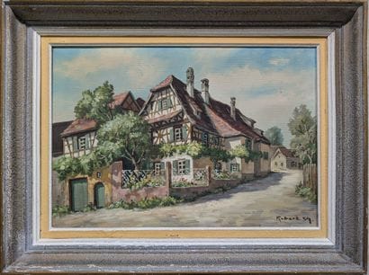 Robert KAPUSTA (1915-1992) 
« Maison alsacienne...