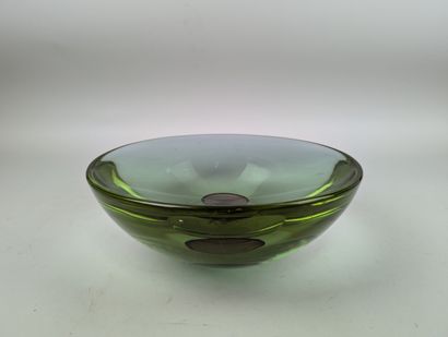 DAUM Nancy France
Circular bowl in green...