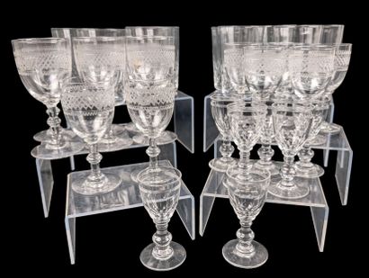 VERRERIE 
Parties de services de verre à...