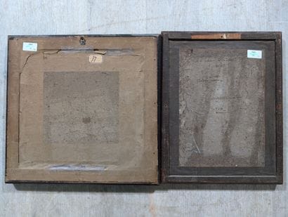 ART POPULAIRE du XIXe siècle
Deux broderies...