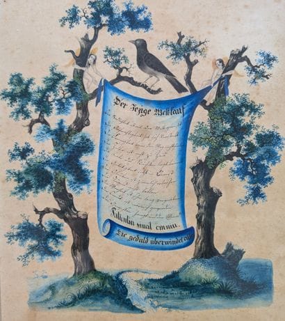 ART POPULAIRE du XIXe siècle
Deux vœux et...