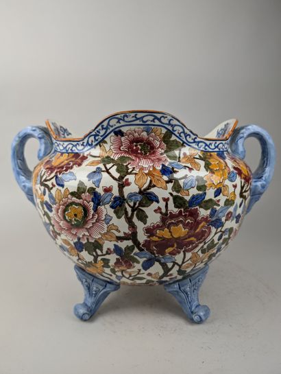GIEN 
Modèle « Pivoines »
Jardinière à deux...