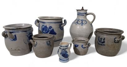BETSCHDORF
Sept pots et ancien pichet en...