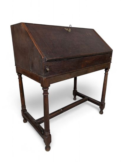CHANGER'S DESK or secretary desk
Stained...