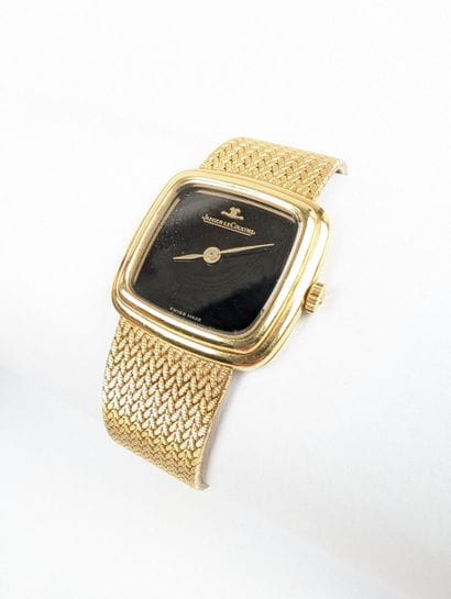 JAEGER LECOULTRE 
Montre bracelet en or jaune...