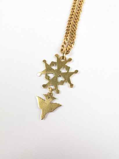 Collier en or jaune 750 ‰ composé d'une chaîne...