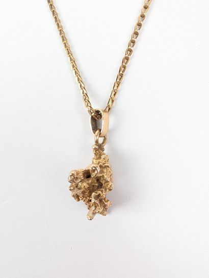 Collier en or jaune 750 ‰ composé d'une chaîne...